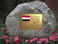 Yemen Ambassador's peace inscription