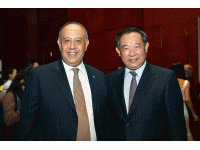 李若弘主席与突尼斯旅游部长在访华期间再度友叙