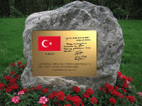Turkey Ambassador's peace inscription