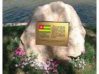 Togo Ambassador's peace inscription