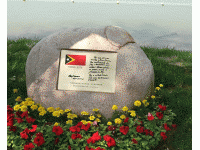 Timor-Leste Ambassador's peace inscription