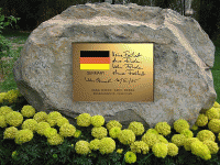 German Ambassador's peace inscription
