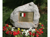 Italian Ambassador's peace inscription