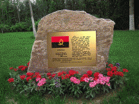 Angola  Ambassador's peace inscription