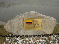 Columbian Ambassador's peace inscription