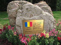 Romanian Ambassador's peace inscription