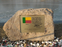 Benin  Ambassador's peace inscription