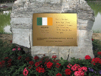 Ireland Ambassador's peace inscription