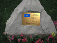 Kazakhstan Ambassador's peace inscription