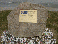 Australia Ambassador's peace inscription