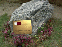 Qatar Ambassador's peace inscription