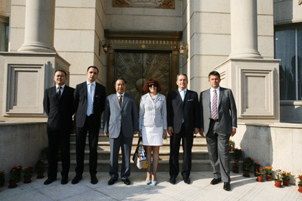 Montenegro capital Podgorica mayor visited peace garden