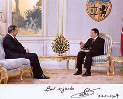 Tunisia President meets with Mr. Li Ruohong, Chairman of China World Peace Foundation