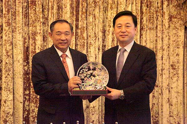 President of Korea-China Exchange Association Visits China World Peace Foundation