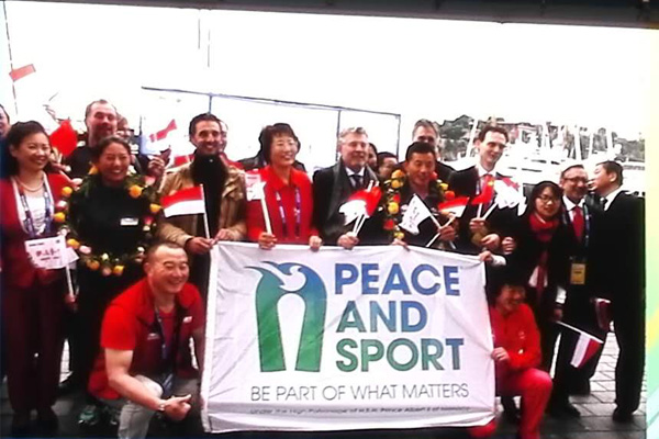 CWPF Director Mr. Lu Xiaoming Led Chinese NGOs Delegation to Attend Peace and Sport Forum in Monaco
