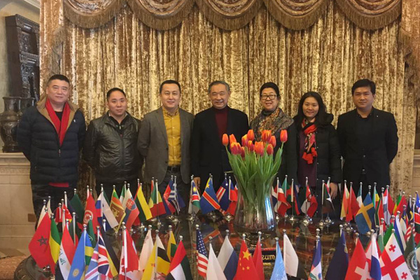 China Charity Alliance vice president Wang Aiping visits Beijing International Peace Culture Foundation
