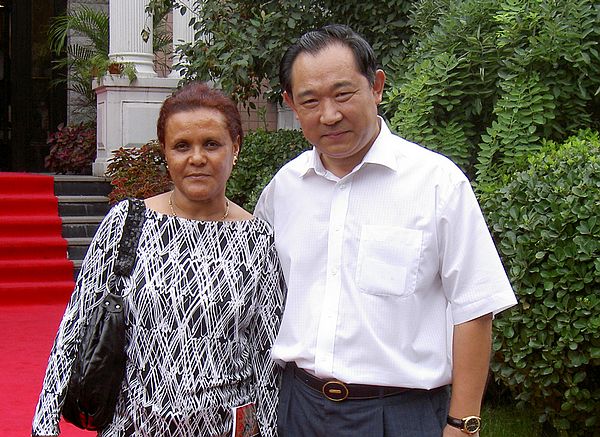 Chairman Li Ruohong talked with Eritrea first-lady