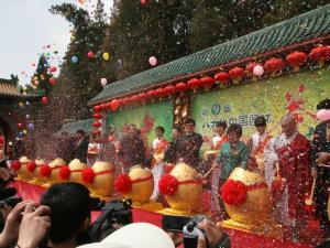 北京市友协、中国世界和平基金会与多国驻华大使一起参加第九届八大处中国茶文化节