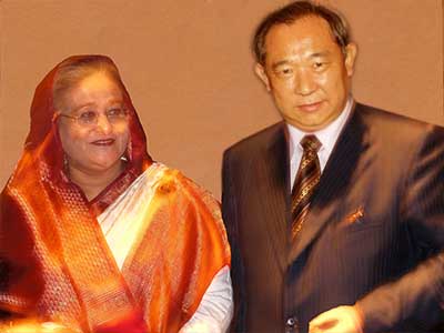 与孟加拉国总理谢赫·哈西娜