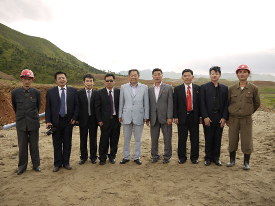 中国世界和平基金会率团访问朝鲜