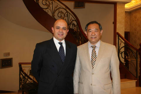 Chairman LiRuohong talks with Turkish Ambassador Murat Salim Esenli