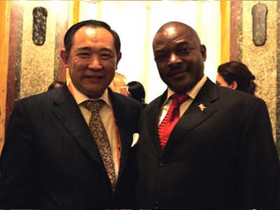 与布隆迪总统
