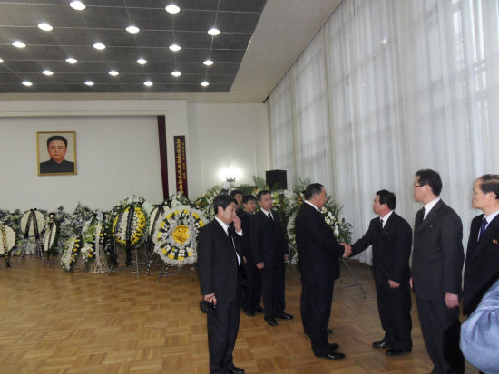 China World Peace Foundation paid condolence in the Embassy of the Democratic People’s Republic of Korea