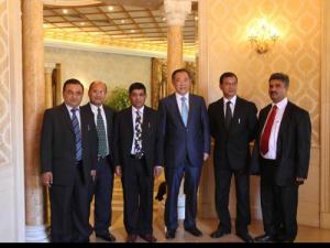 尼泊尔文化部长访问中国世界和平基金会