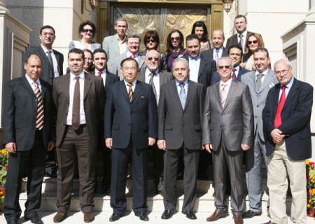 Morocco Delegation visiting Peace Garden and Association IBN Batouta Founded