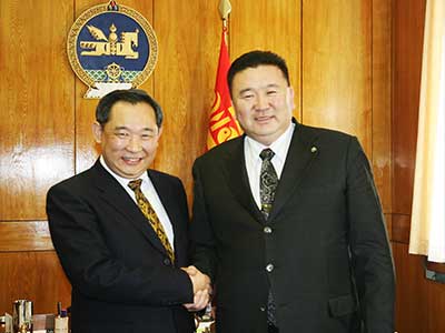 与蒙古副议长