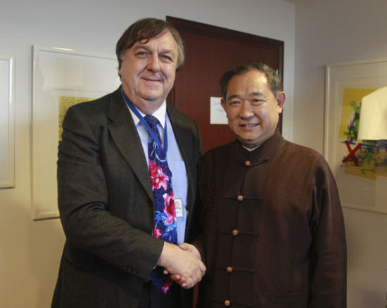 中国世界和平基金会率团访问联合国教科文
