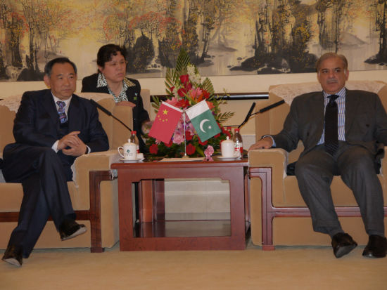 中国世界和平基金会与巴基斯坦穆斯林联盟代表团会谈